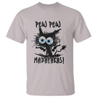 Funny Burnt Cat T Shirt Pew Pew Madafakas - Wonder Print Shop