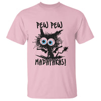 Funny Burnt Cat T Shirt Pew Pew Madafakas - Wonder Print Shop