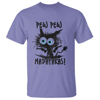 Funny Burnt Cat T Shirt Pew Pew Madafakas - Wonder Print Shop