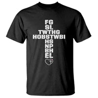 For God So Loved The World John 3 16 Acronym Christian Cross T Shirt Faith Statement Inspirational Religious Gift