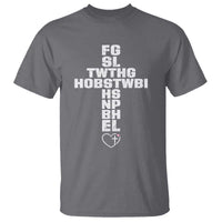 For God So Loved The World John 3 16 Acronym Christian Cross T Shirt Faith Statement Inspirational Religious Gift