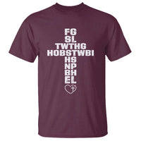 For God So Loved The World John 3 16 Acronym Christian Cross T Shirt Faith Statement Inspirational Religious Gift