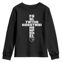For God So Loved The World John 3 16 Acronym Christian Cross Youth Sweatshirt Faith Statement Inspirational Religious Gift