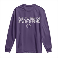 For God So Loved The World John 3 16 Christian Acronym Long Sleeve Shirt Subtle Faith Inspirational Believer Gift