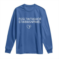 For God So Loved The World John 3 16 Christian Acronym Long Sleeve Shirt Subtle Faith Inspirational Believer Gift