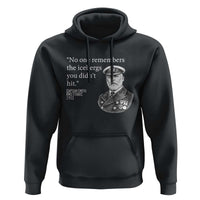 Funny Vintage Ship Captain Saying Hoodie No One Remembers the Icebergs You Did Not Hit Dark Humor