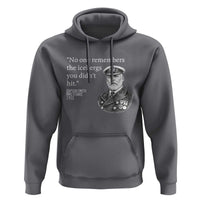 Funny Vintage Ship Captain Saying Hoodie No One Remembers the Icebergs You Did Not Hit Dark Humor