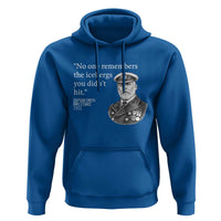 Funny Vintage Ship Captain Saying Hoodie No One Remembers the Icebergs You Did Not Hit Dark Humor