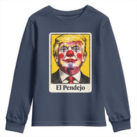 El Pendejo Clown Portrait Satire Youth Sweatshirt Bold Political Humor Vintage Caricature