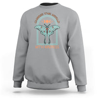 Moth Sweatshirt Mystical Luna Moth Change The World With Kindness Inspirational Retro Boho Be Kind Shirt for Women, Moth T-shirt, Moth Lover Gift, Insect Lover Shirt, Spirituality Shirt - Wonder Print Shop