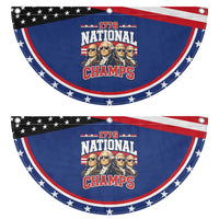 1776 National Champs Founding Fathers Graphic Patriotic Fan Flag Funny George Washington and Presidents Sunglasses Sports Style