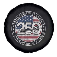 United States of America 250th Anniversary Vintage Seal Spare Tire Cover Distressed American Flag 1776 to 2026 Semiquincentennial Patriotic