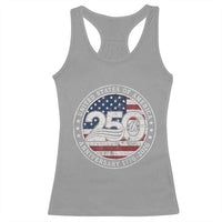United States of America 250th Anniversary Vintage Seal Racerback Tank Top Distressed American Flag 1776 to 2026 Semiquincentennial Patriotic