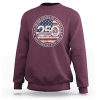 United States of America 250th Anniversary Vintage Seal Sweatshirt Distressed American Flag 1776 to 2026 Semiquincentennial Patriotic