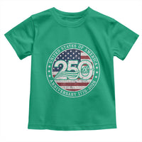 United States of America 250th Anniversary Vintage Seal Toddler T Shirt Distressed American Flag 1776 to 2026 Semiquincentennial Patriotic