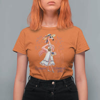 Celebrating 250 Years of American Spirit Flamingo T Shirt For Women Cute Patriotic Tropical Bird Summer Landmarks Fireworks