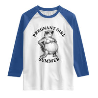 Funny Pregnant Girl Summer Turtle Raglan Shirt Cute Stipple Maternity Bikini Sea Turtle Beach