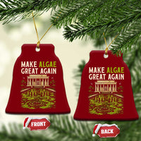 Make Algae Great Again Lincoln Memorial Reflecting Pool Graphic Ceramic Ornament Funny Washington DC Viral Swamp Meme