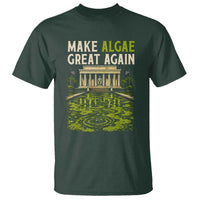Make Algae Great Again Lincoln Memorial Reflecting Pool Graphic T Shirt Funny Washington DC Viral Swamp Meme