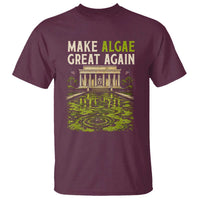 Make Algae Great Again Lincoln Memorial Reflecting Pool Graphic T Shirt Funny Washington DC Viral Swamp Meme