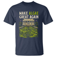 Make Algae Great Again Lincoln Memorial Reflecting Pool Graphic T Shirt Funny Washington DC Viral Swamp Meme