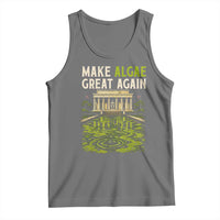 Make Algae Great Again Lincoln Memorial Reflecting Pool Graphic Tank Top Funny Washington DC Viral Swamp Meme