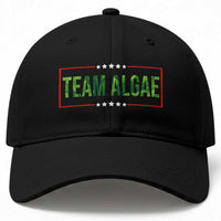Team Algae Satire Baseball Cap Funny Lincoln Memorial Reflecting Pool Meme Parody