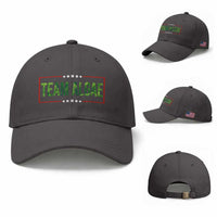 Team Algae Satire Baseball Cap Funny Lincoln Memorial Reflecting Pool Meme Parody
