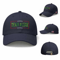 Team Algae Satire Baseball Cap Funny Lincoln Memorial Reflecting Pool Meme Parody