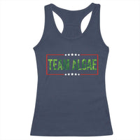 Team Algae Satire Racerback Tank Top Funny Lincoln Memorial Reflecting Pool Meme Parody