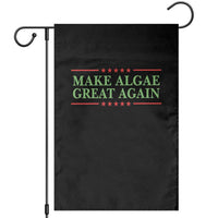 Make Algae Great Again Retro Garden Flag Funny Lincoln Memorial Reflecting Pool Parody Meme