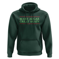 Make Algae Great Again Retro Hoodie Funny Lincoln Memorial Reflecting Pool Parody Meme