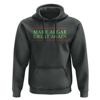 Make Algae Great Again Retro Hoodie Funny Lincoln Memorial Reflecting Pool Parody Meme