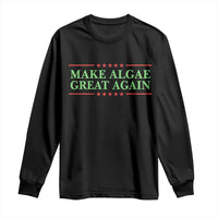 Make Algae Great Again Retro Long Sleeve Shirt Funny Lincoln Memorial Reflecting Pool Parody Meme