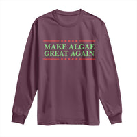Make Algae Great Again Retro Long Sleeve Shirt Funny Lincoln Memorial Reflecting Pool Parody Meme