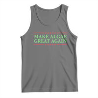 Make Algae Great Again Retro Tank Top Funny Lincoln Memorial Reflecting Pool Parody Meme