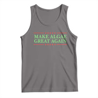 Make Algae Great Again Retro Tank Top Funny Lincoln Memorial Reflecting Pool Parody Meme