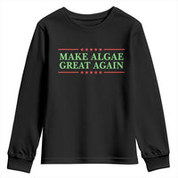 Make Algae Great Again Retro Youth Sweatshirt Funny Lincoln Memorial Reflecting Pool Parody Meme