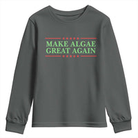 Make Algae Great Again Retro Youth Sweatshirt Funny Lincoln Memorial Reflecting Pool Parody Meme