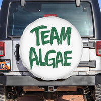 Team Algae Slime Dripping Style Graphic Spare Tire Cover Viral Lincoln Memorial Reflecting Pool Swamp Meme