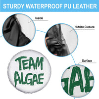 Team Algae Slime Dripping Style Graphic Spare Tire Cover Viral Lincoln Memorial Reflecting Pool Swamp Meme