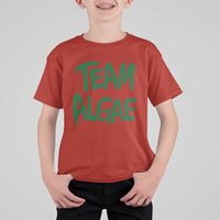 Team Algae Slime Dripping Style Graphic T Shirt For Kid Viral Lincoln Memorial Reflecting Pool Swamp Meme