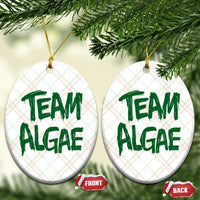 Team Algae Slime Dripping Style Graphic Ceramic Ornament Viral Lincoln Memorial Reflecting Pool Swamp Meme