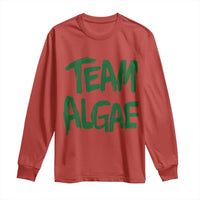 Team Algae Slime Dripping Style Graphic Long Sleeve Shirt Viral Lincoln Memorial Reflecting Pool Swamp Meme