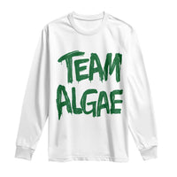 Team Algae Slime Dripping Style Graphic Long Sleeve Shirt Viral Lincoln Memorial Reflecting Pool Swamp Meme