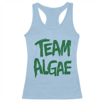 Team Algae Slime Dripping Style Graphic Racerback Tank Top Viral Lincoln Memorial Reflecting Pool Swamp Meme