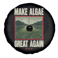 Make Algae Great Again Funny DC Slamp Slime Parody Spare Tire Cover Washington Monument Reflecting Pool Vintage Photo