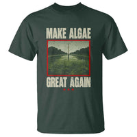 Make Algae Great Again Funny DC Slamp Slime Parody T Shirt Washington Monument Reflecting Pool Vintage Photo