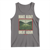 Make Algae Great Again Funny DC Slamp Slime Parody Tank Top Washington Monument Reflecting Pool Vintage Photo