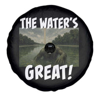 The Water is Great Swamp Monster Reflecting Pool Spare Tire Cover Funny Washington DC Algae Creature Meme
